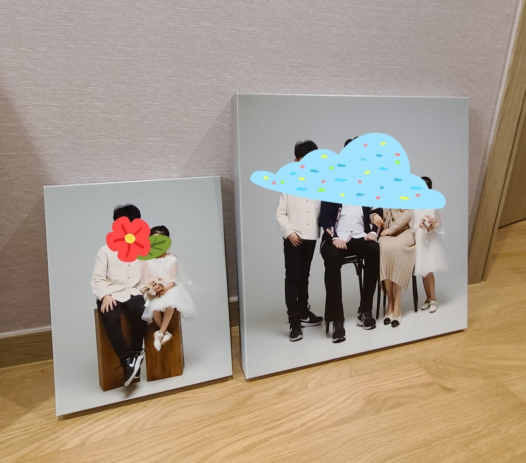 신원액자 포토 사진 주문제작 캔버스액자 대형 프레임