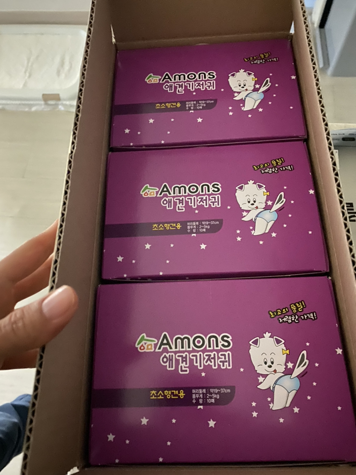 아몬스 암컷용 애견 기저귀 10매입