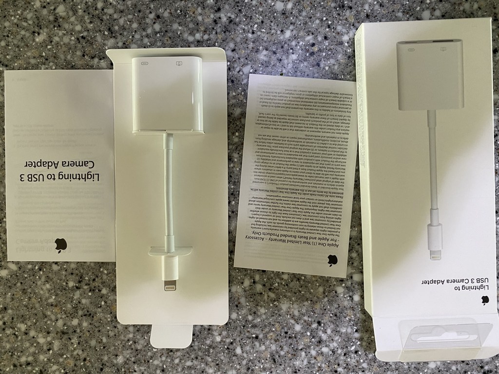 Ae 정품 라이트닝 USB3 카메라 어댑터