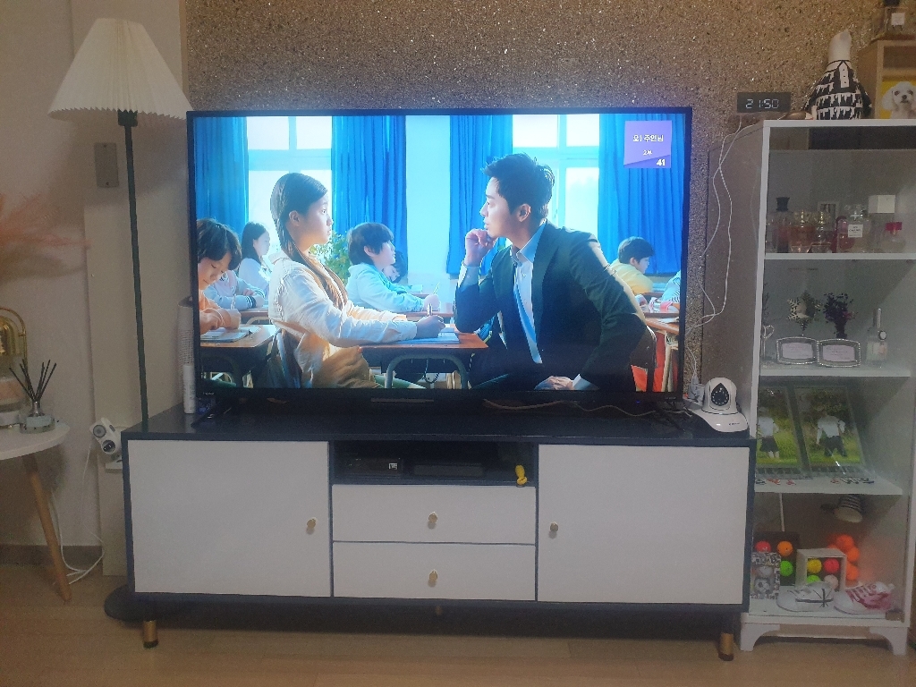 준플러스 고급형 거실장 1500 높은거실가구