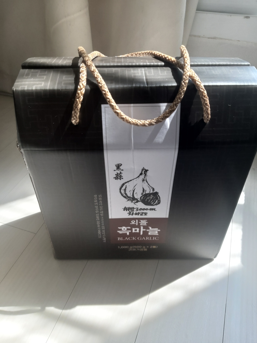 [선물용 포장] 외톨 통 흑마늘  마늘  숙성 발효 차마고도 리뷰후기