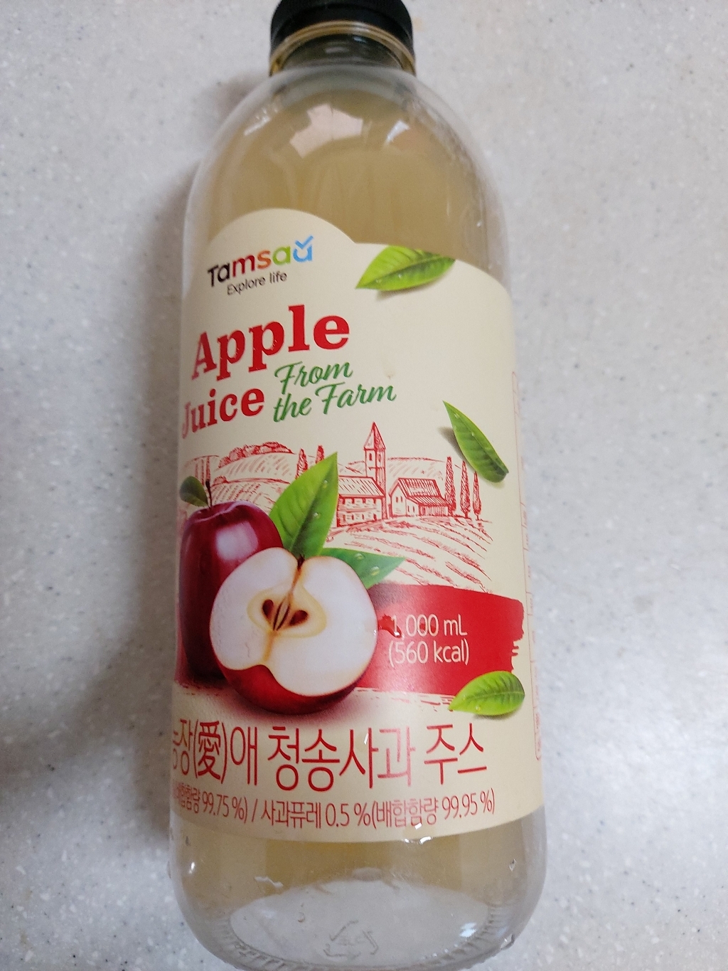 탐사 농장애 청송 사과 주스 1개 리뷰후기
