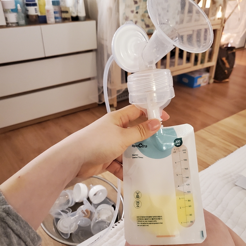 스펙트라 온도감지 이지 모유저장 30매