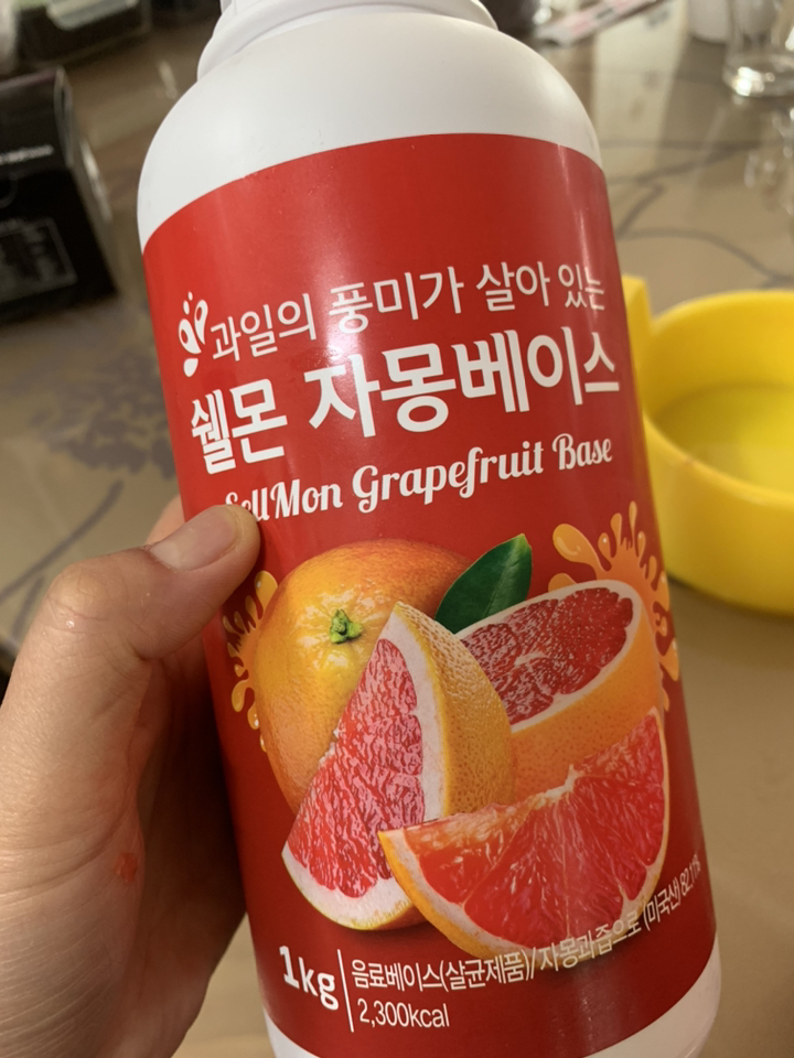 쉘몬 과일농축액 에이드 베이스 모음 리뷰후기
