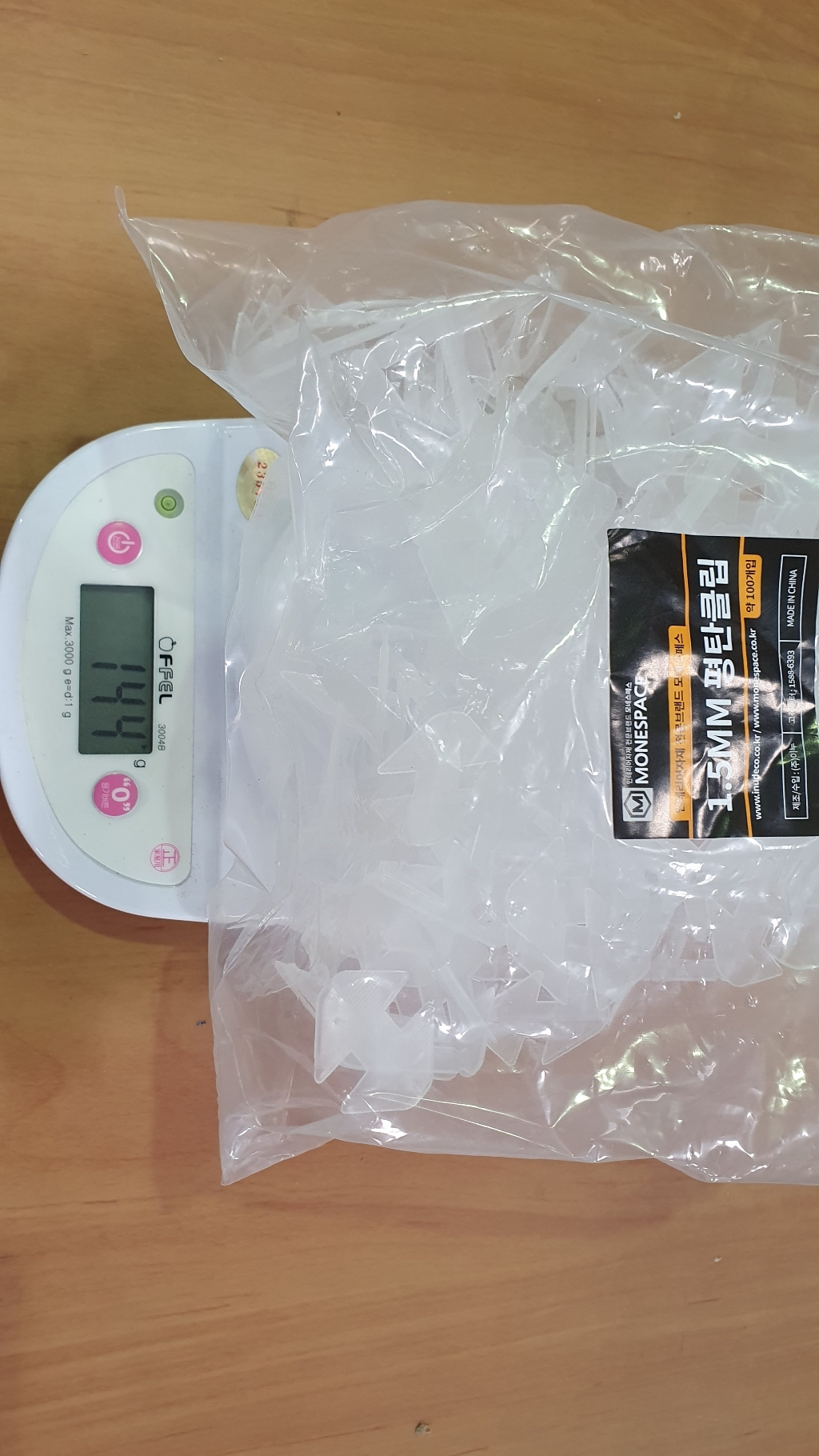 모네스페스 타일 평탄클립 타일수평 타일간격 1 100개