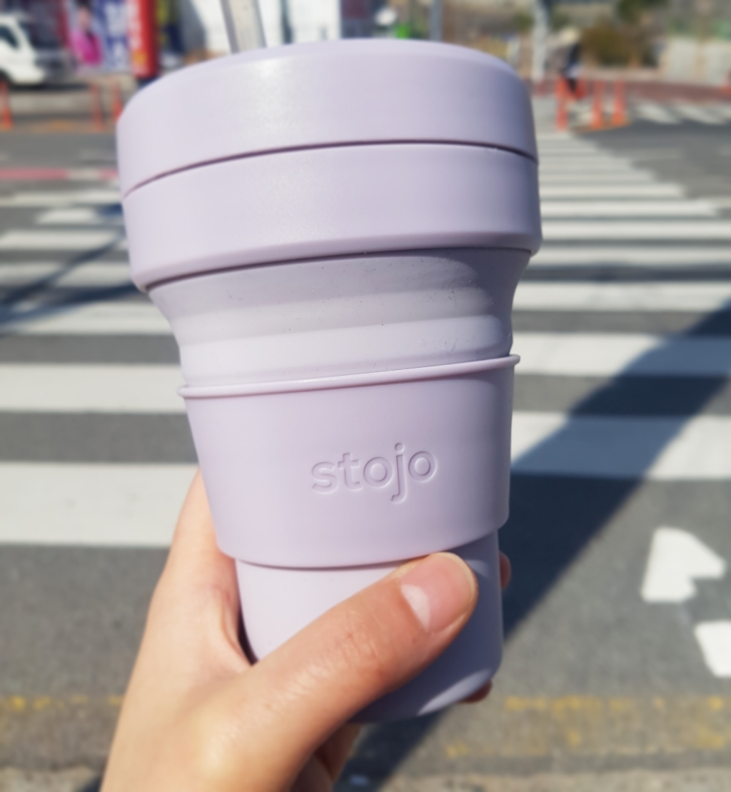 스토조 실리콘 빨대 텀블러