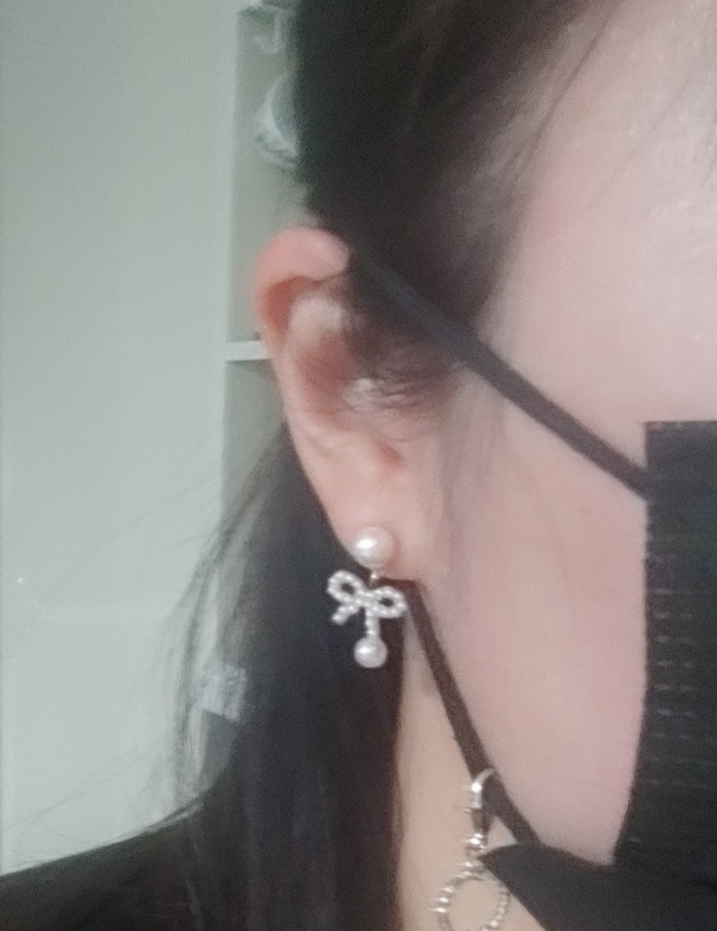 워더미 은침 리본 언더 귀걸이 N608 리뷰후기