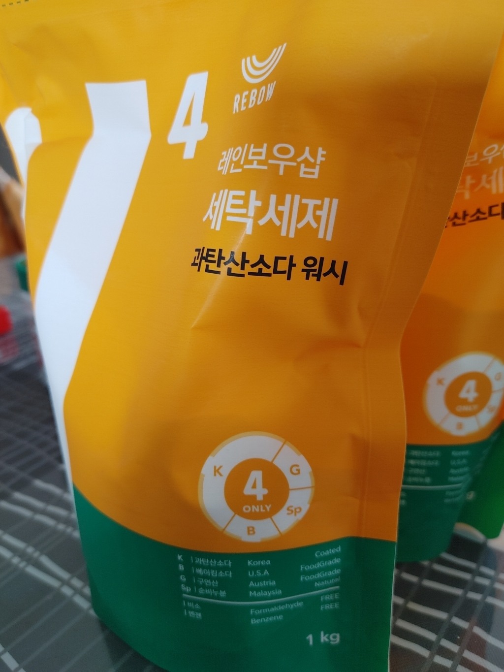 레인보우샵 과탄산소다 워시 세탁세제 리필