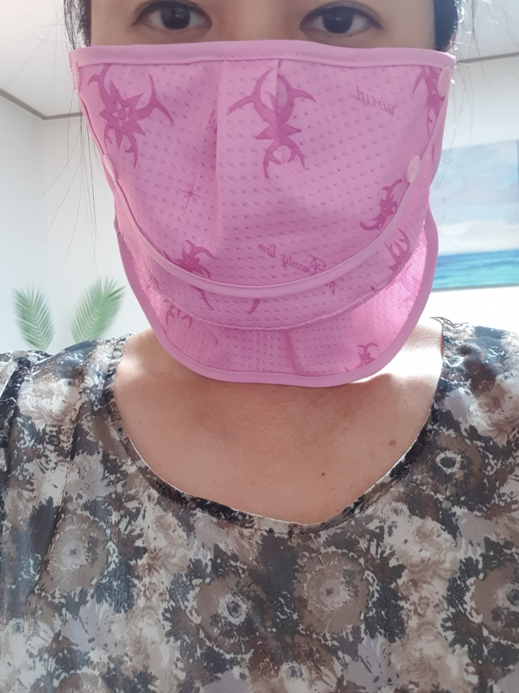 국산 방한용 볼커버 마스크 자외선차단마스크 산책 자전거 등산마스크 햇빛가리개