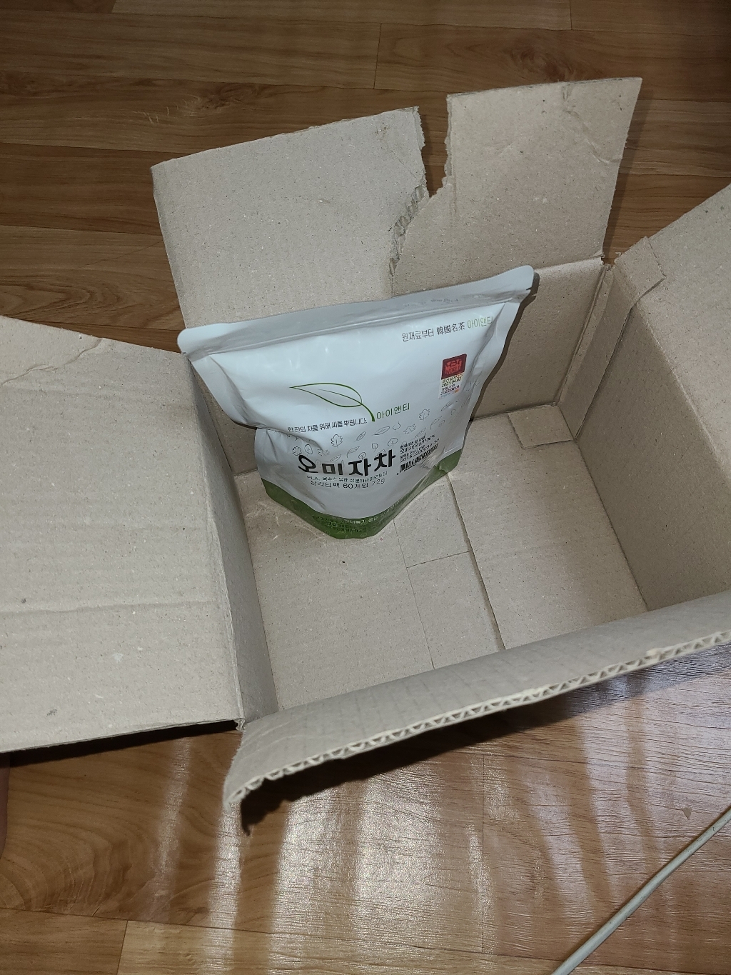 아이앤티 오미자차 삼각티백