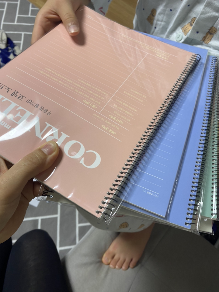 핑크풋 코넬 원링 노트 2000 4종