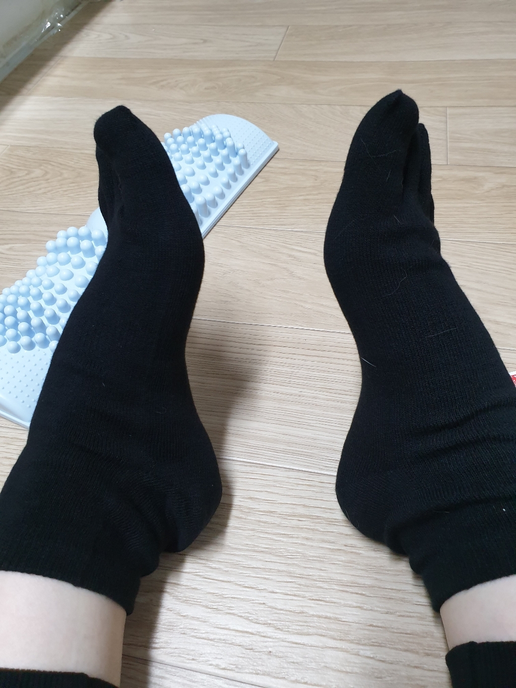싹스몰 여성용 면100 컬러 단목 발가락양말 5켤레 빠른 땀흡수 순면감촉 항균 기능성 여성양말