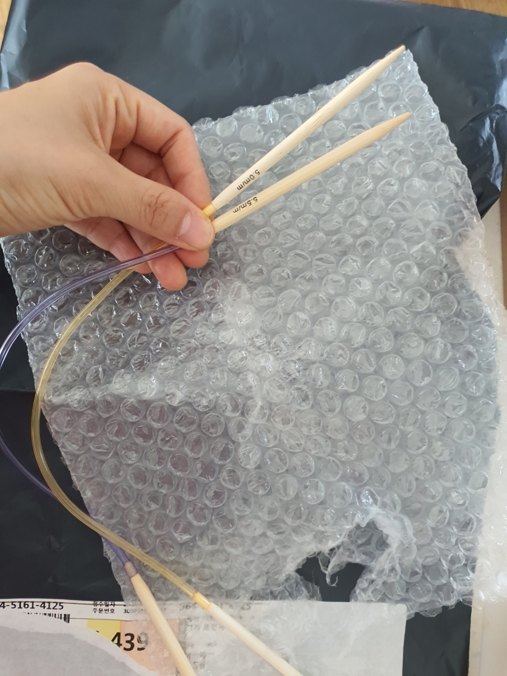 손끝놀이 대나무 진동바늘 27 대바늘 리뷰후기