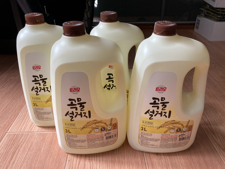 트리오 곡물설거지 우리현미 주방세제