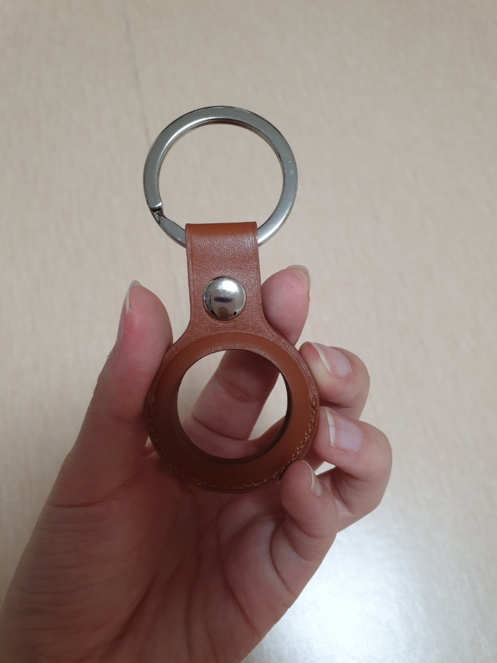 모란카노 에어태그 천연가죽 케이스 리뷰후기