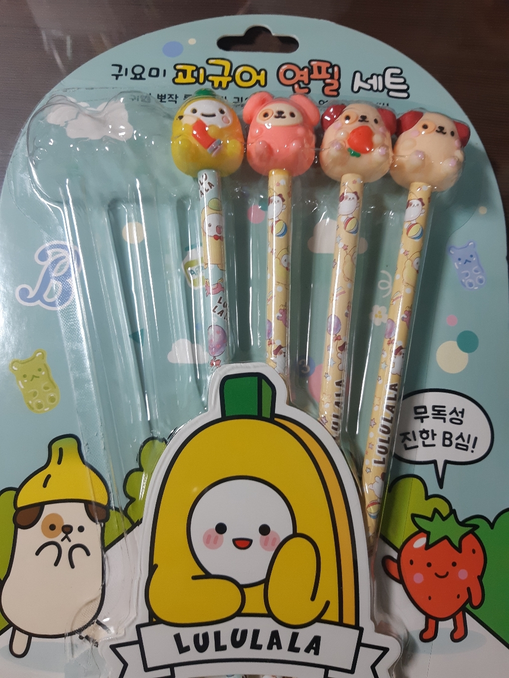 포포팬시 룰루랄라 귀요미 피규어 연필 리뷰후기