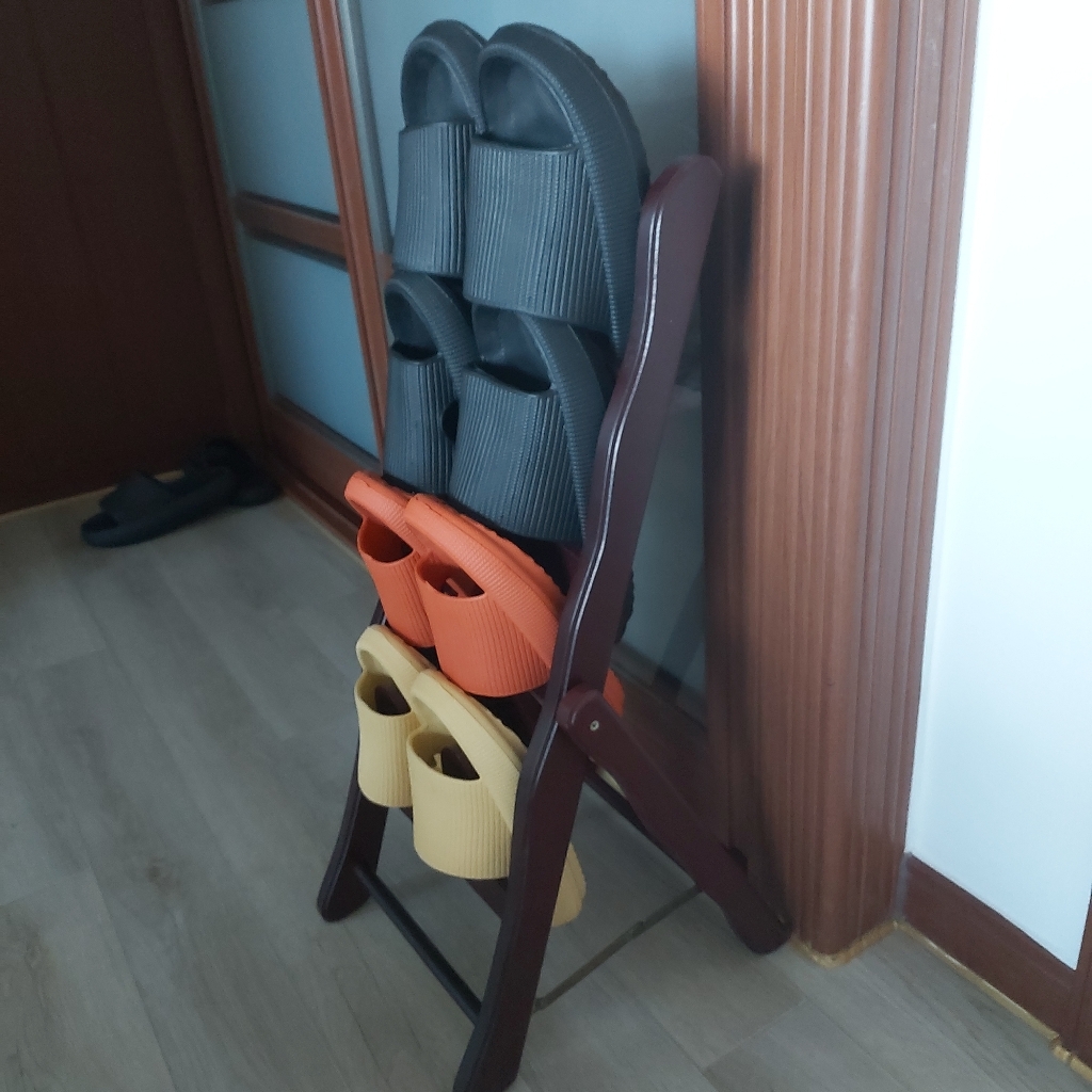 르누아르 브라운 원목 실내화걸이 리뷰후기