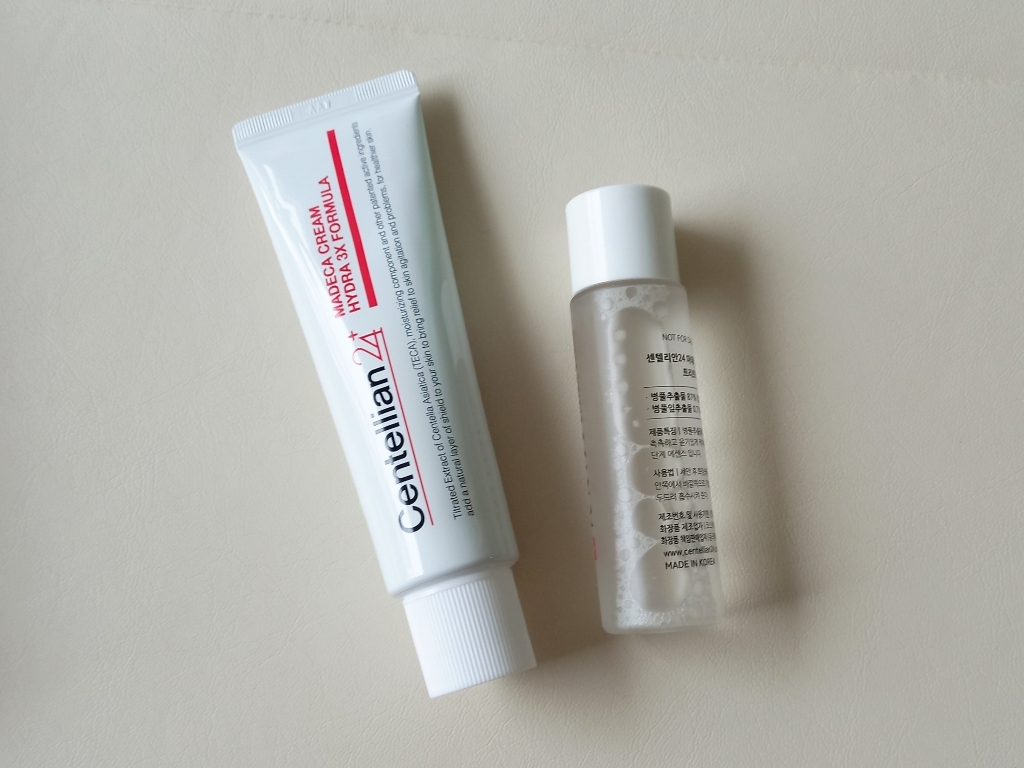 센텔리안24 마데카 크림 하이드라 3X 포뮬러 50ml + 토닝 에센스 트리트먼트 30ml 리뷰 후기