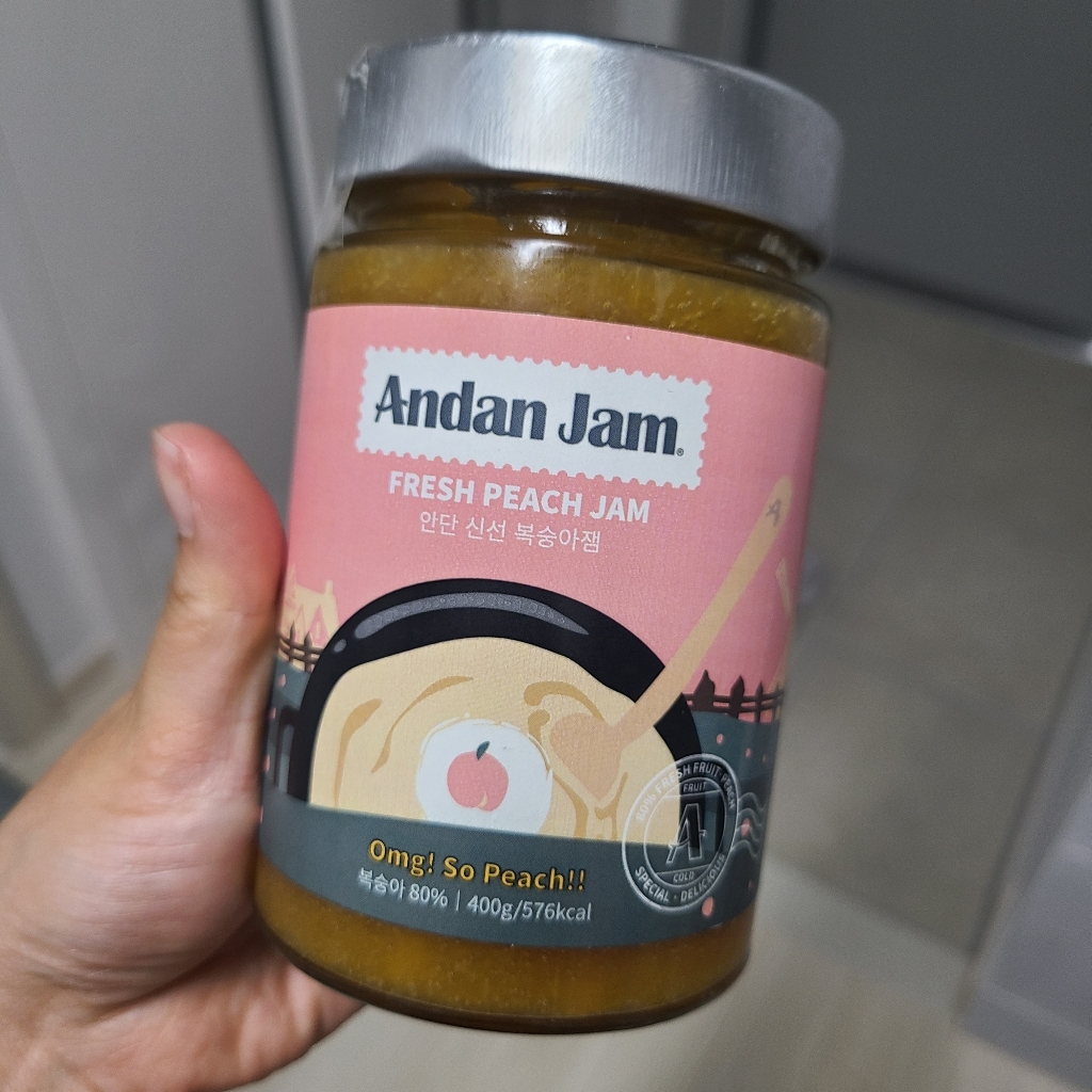 안단잼 신선 복숭아잼 리뷰후기