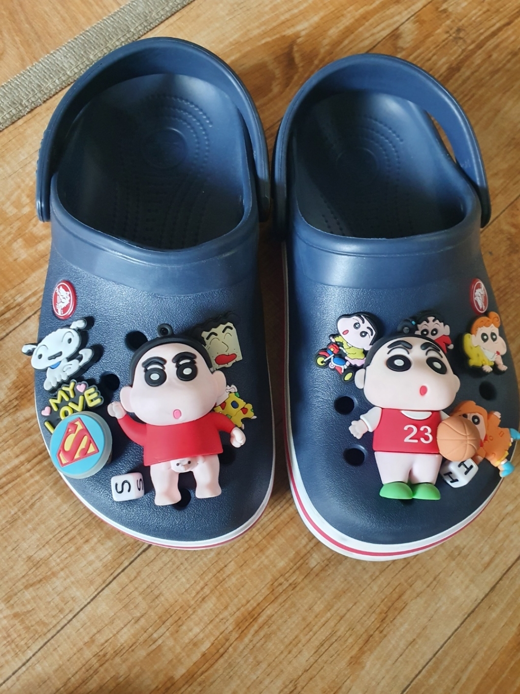 [만복하우스] 입체 농구 코끼리 짱구 이니셜 실내화 슬리퍼 악세사리 cs 리뷰후기