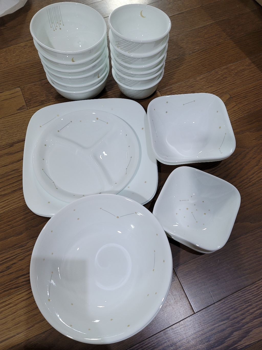 코렐 스타게이징 사각 6인 홈식기세트