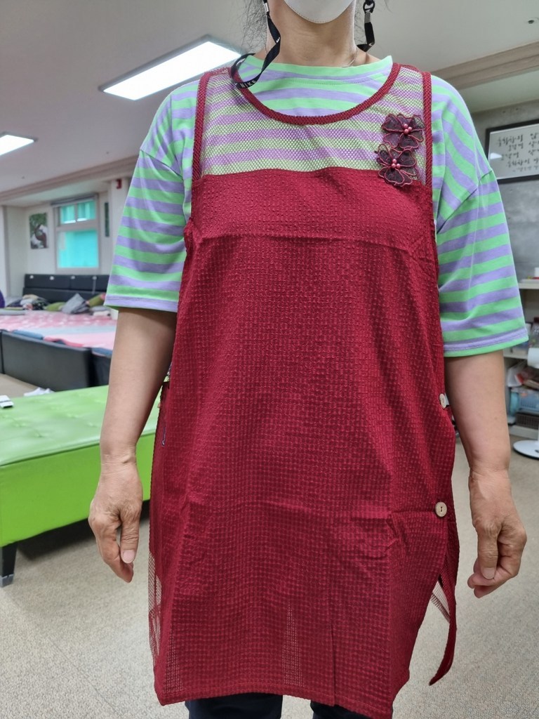 꼬레하우씨 메쉬 망사 앞치마