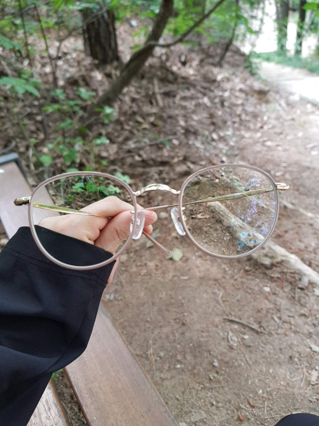 아이러브 러블리 자외선 차단 메탈 안경 5260