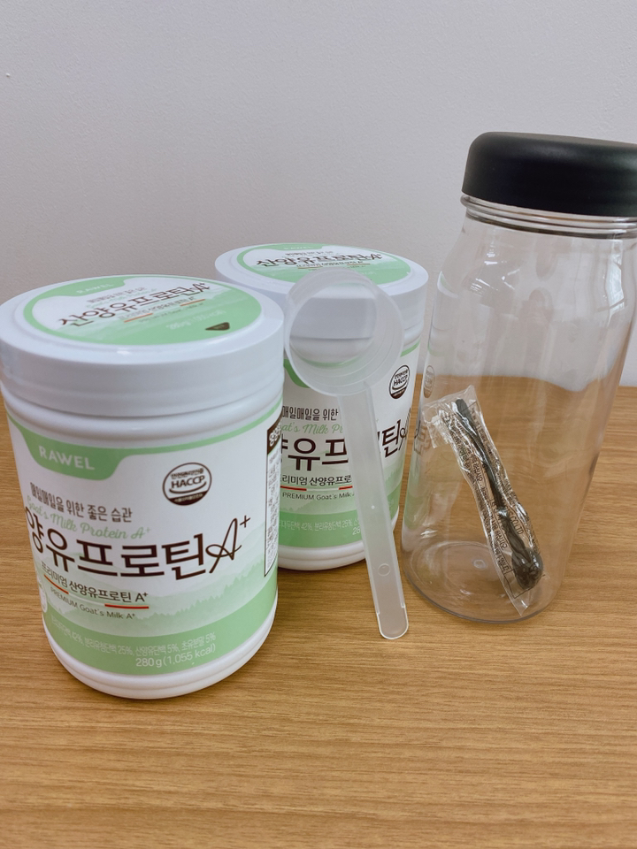 로엘 프리미엄 산양유프로틴 A 스푼 보틀 리뷰후기