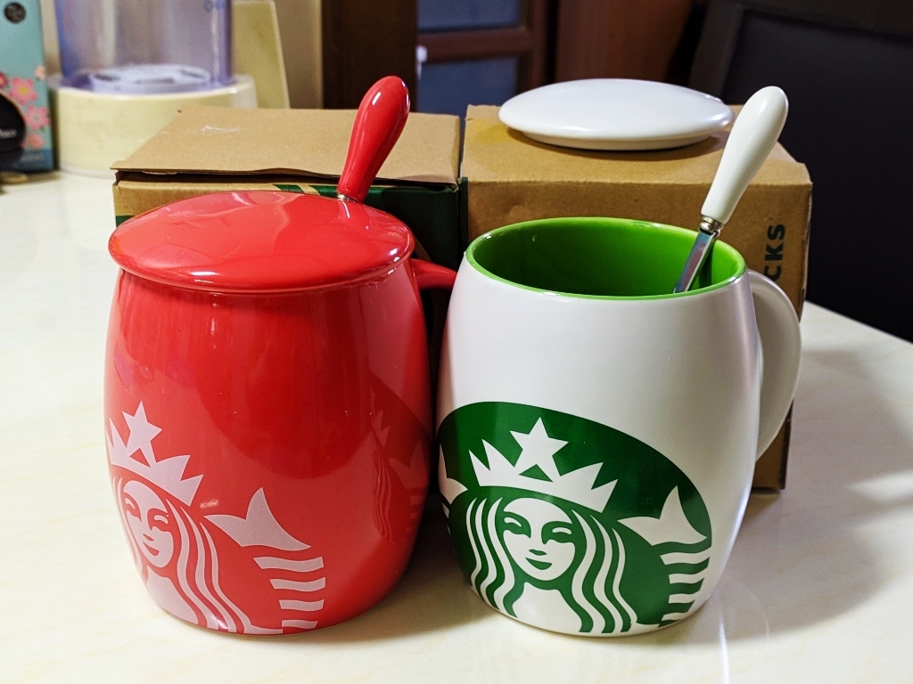 starbucks 스타벅스 컵 뚜껑있는 머그컵 리뷰후기