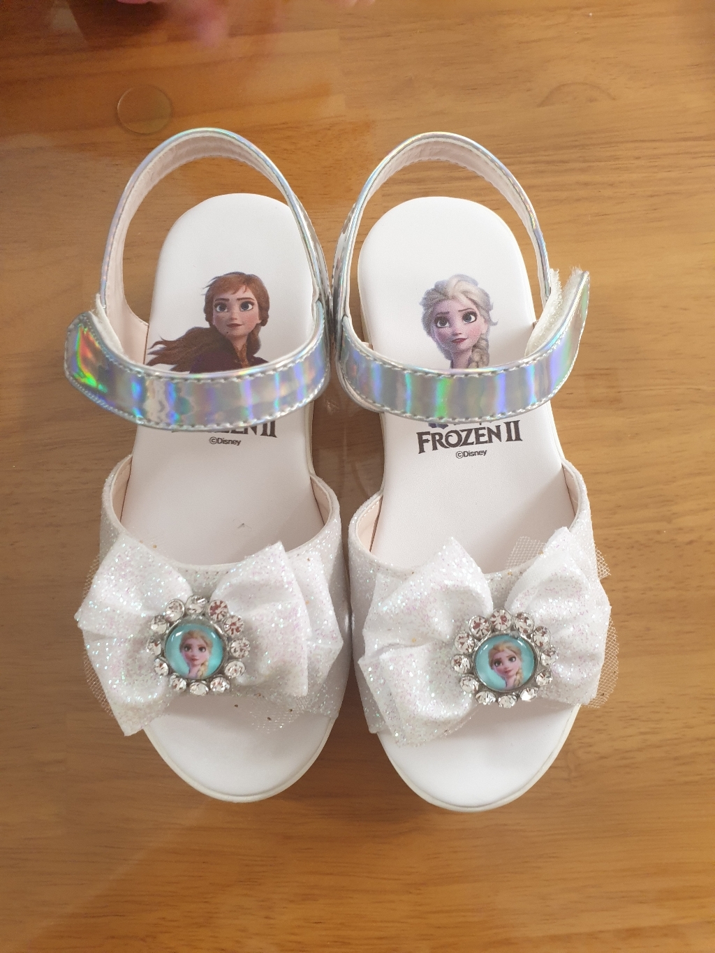 겨울왕국 2 여아용 키링 샌들