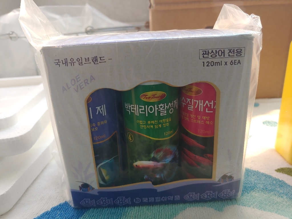 샘아쿠아 투터치 물갈이제 박테리아 활성제 종합수질개선제