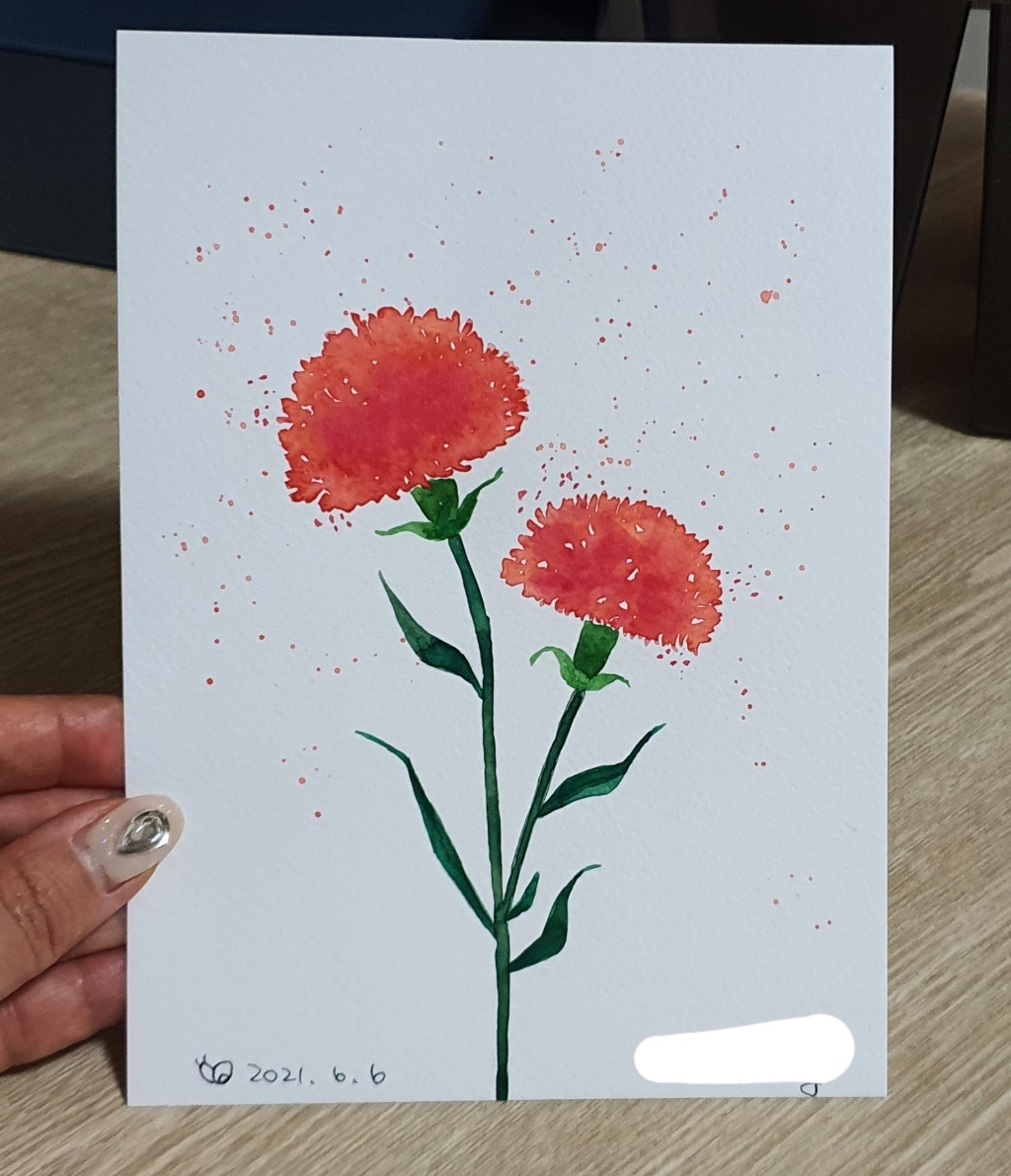 캘리모리 캘리그라피 수채화 전용 엽서 띤또레또 20매 캘리재료 순백색