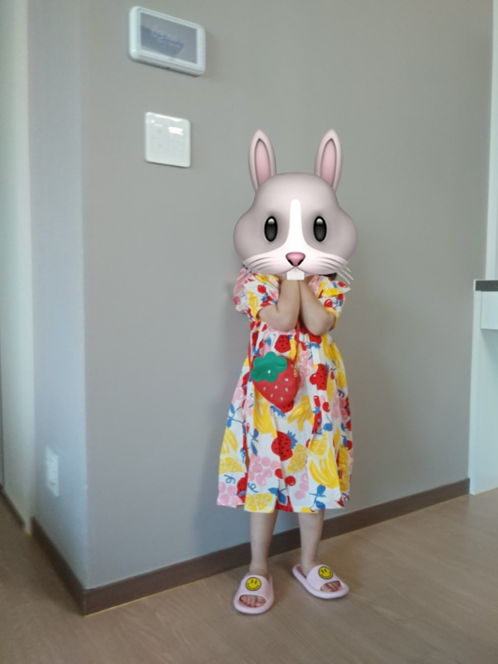 오즈키즈 여아용 새콩달콩 원피스 가방세트