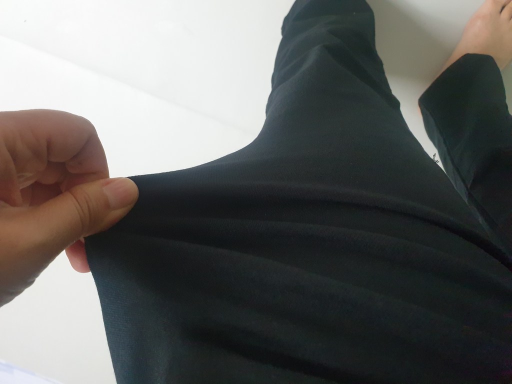 잘빠진 여성용 꿀스판 밴딩 부츠컷 긴바지 8801 리뷰후기