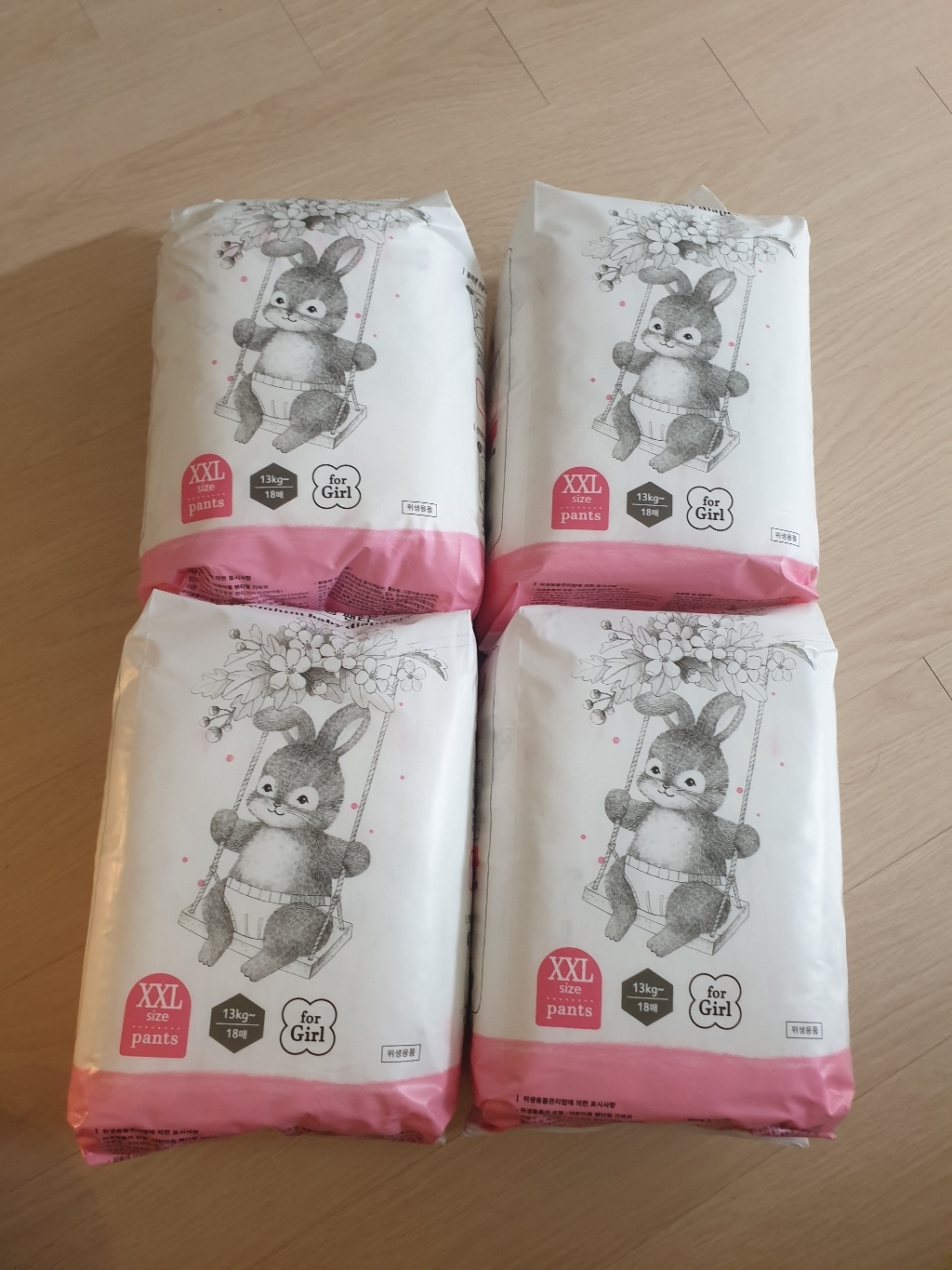모모래빗 에코씽씽 팬티기저귀 여아용 XXL 리뷰후기