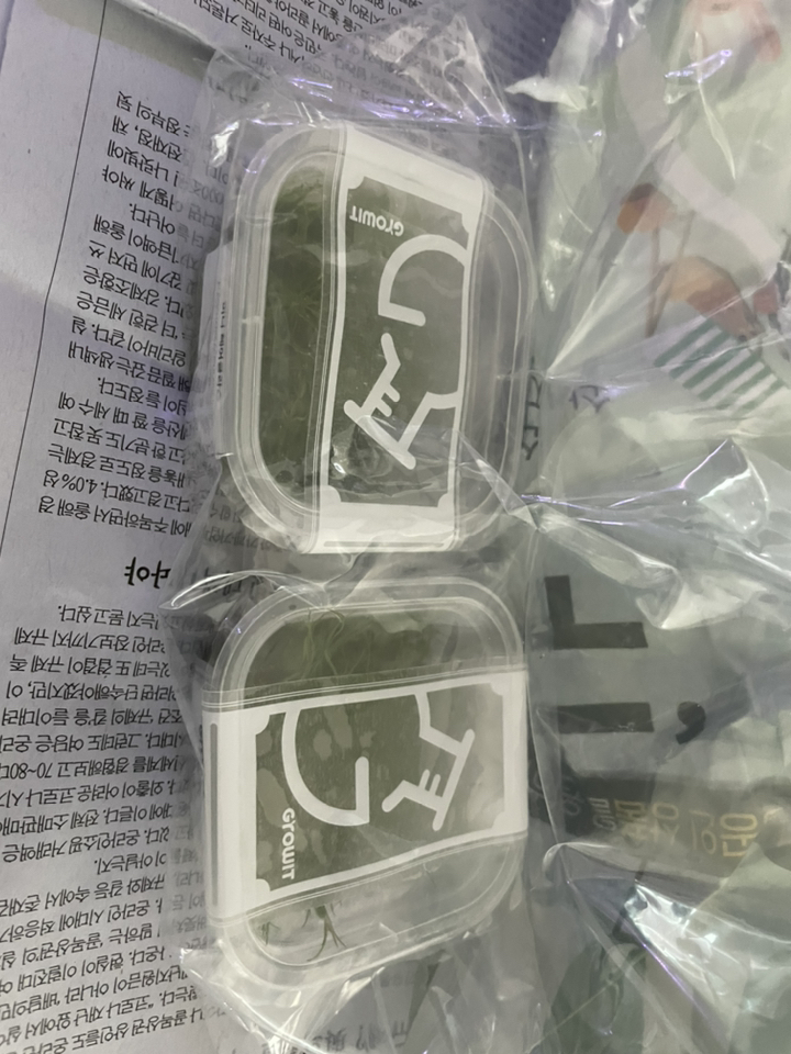 그로잇 무균수초 3배이상 양이 가득한 무균수초 조직배양 무균컵수초