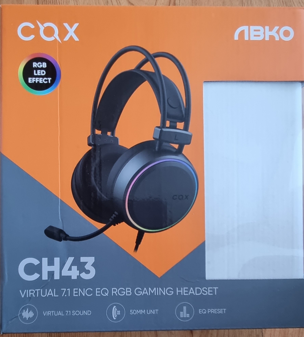콕스 가상 71 ENC EQ RB 게이밍 헤드셋