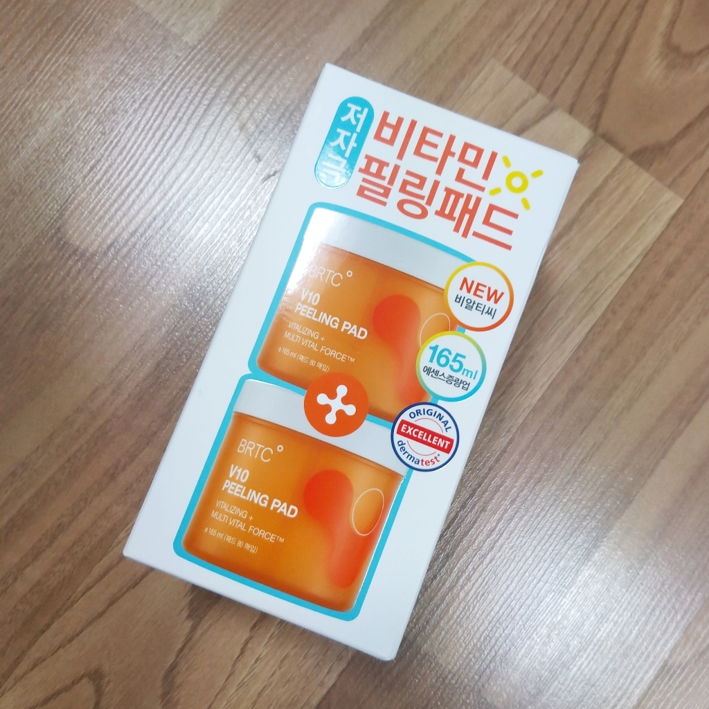 비알티씨 V10 필링패드 리뷰후기