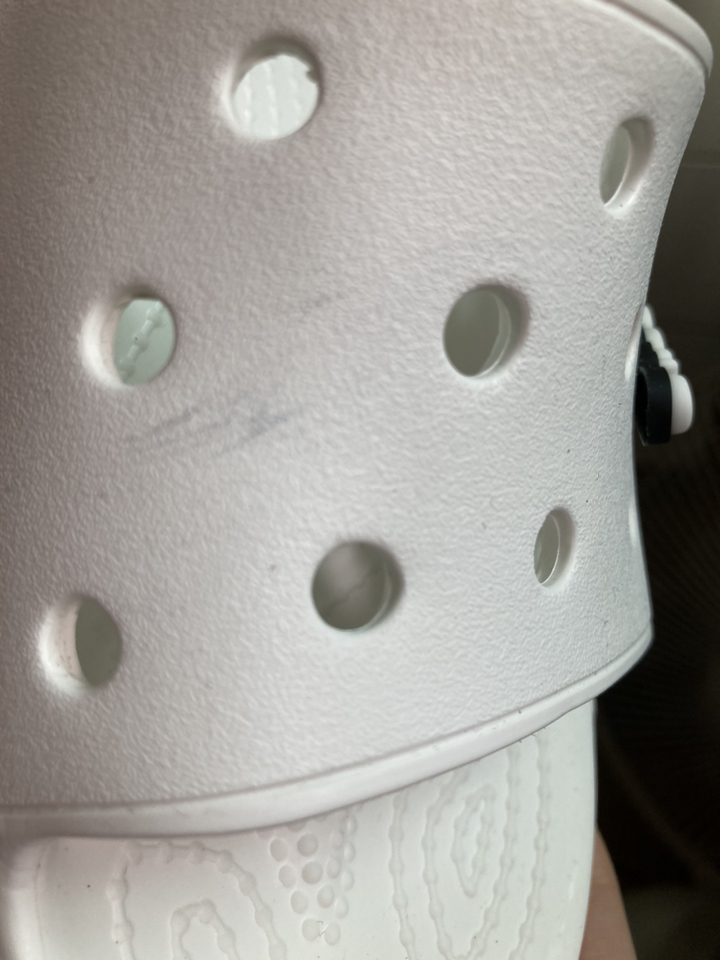 크록스 공용 CLASSIC CROCS SLIDE WHT 리뷰후기