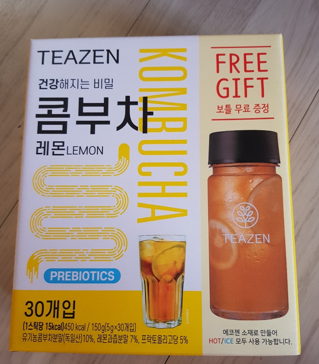 티젠 레몬콤부차X30개입냉온보틀 리뷰후기