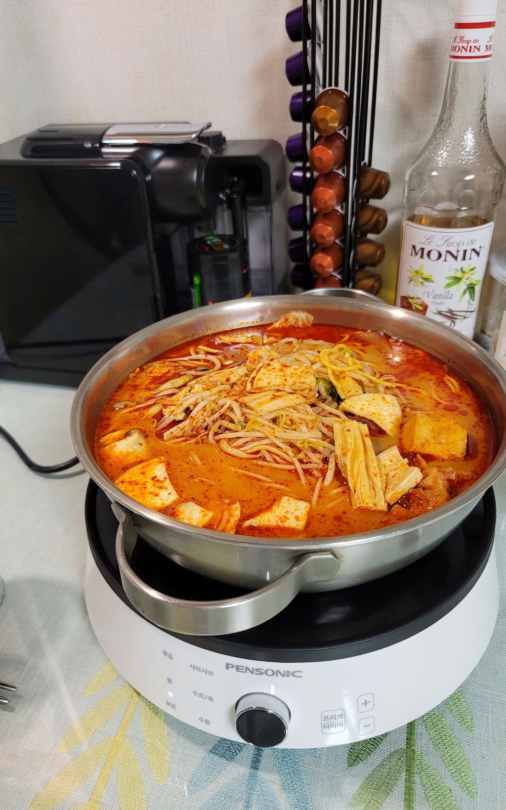 펜소닉 몬스 지능형 라운드 인덕션 1구 화이트 리뷰후기