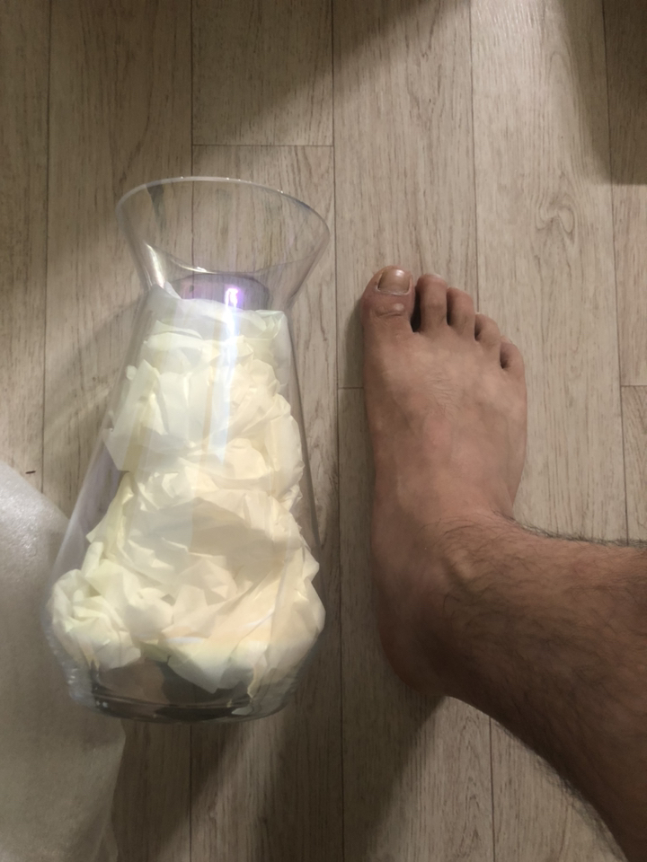 하루의공간 유리화병 오로라 투명 유리 인테리어 꽃병 수경 홀로그램 리뷰후기