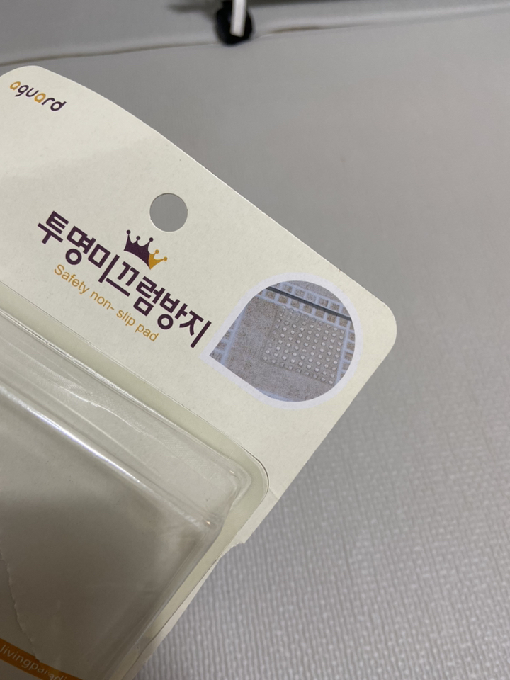 생활낙원 미끄럼방지 스티커 투명 4개입