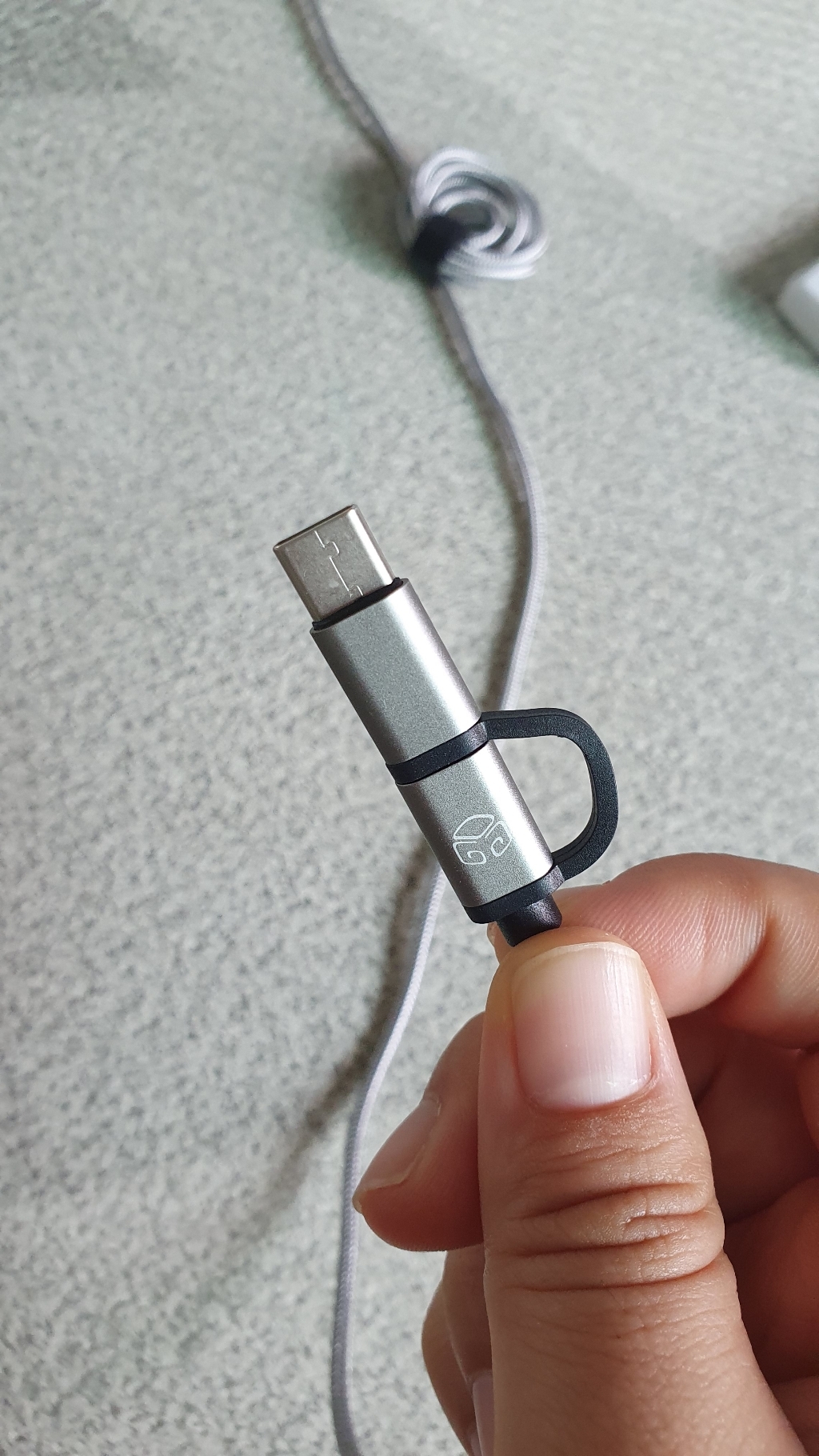 디지지 C타입 5핀 USB 2in1 고속 충전 케이블 리뷰후기