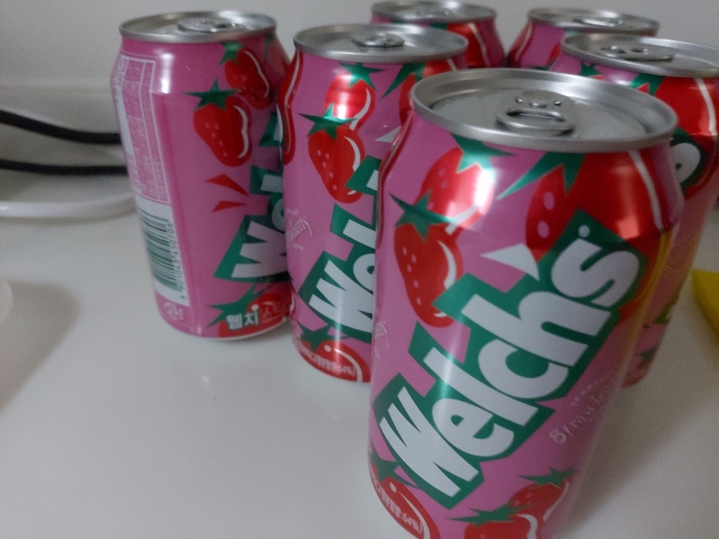 농심 웰치스 딸기 wechs!!