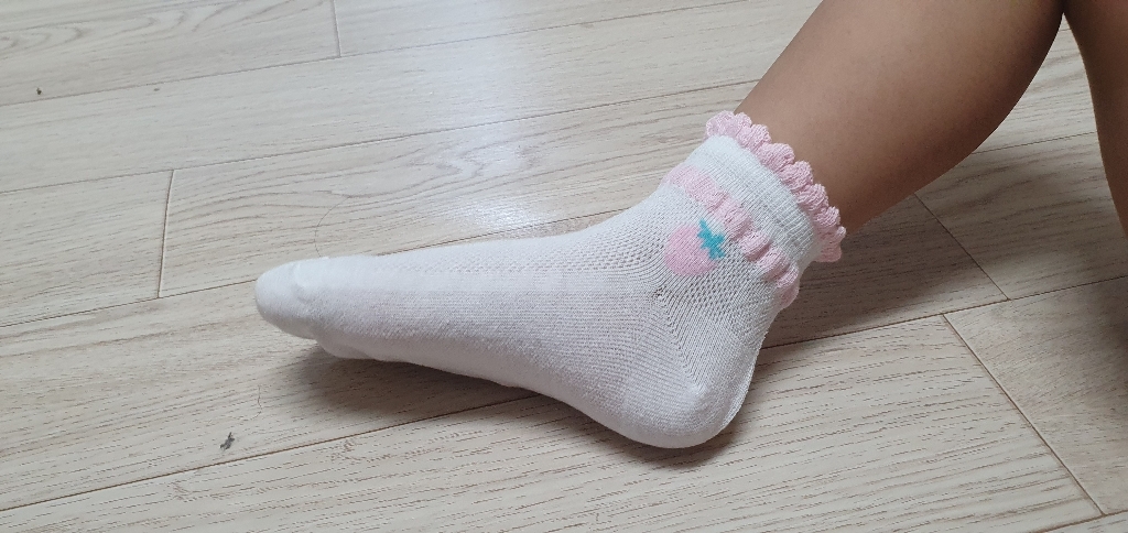 제이셀 K355 봄 여름 여아 여자 유아 아동 어린이 레이스 딸기 메쉬 양말 5켤레 리뷰후기