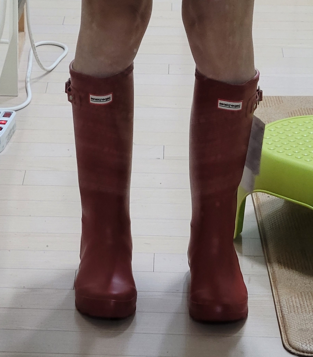 페이퍼플레인 여성 레인부츠 PP1193 리뷰후기