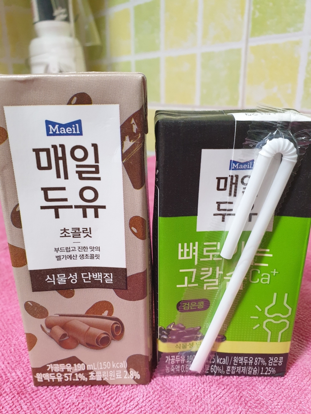 뼈로가는칼슘두유 검은콩 진