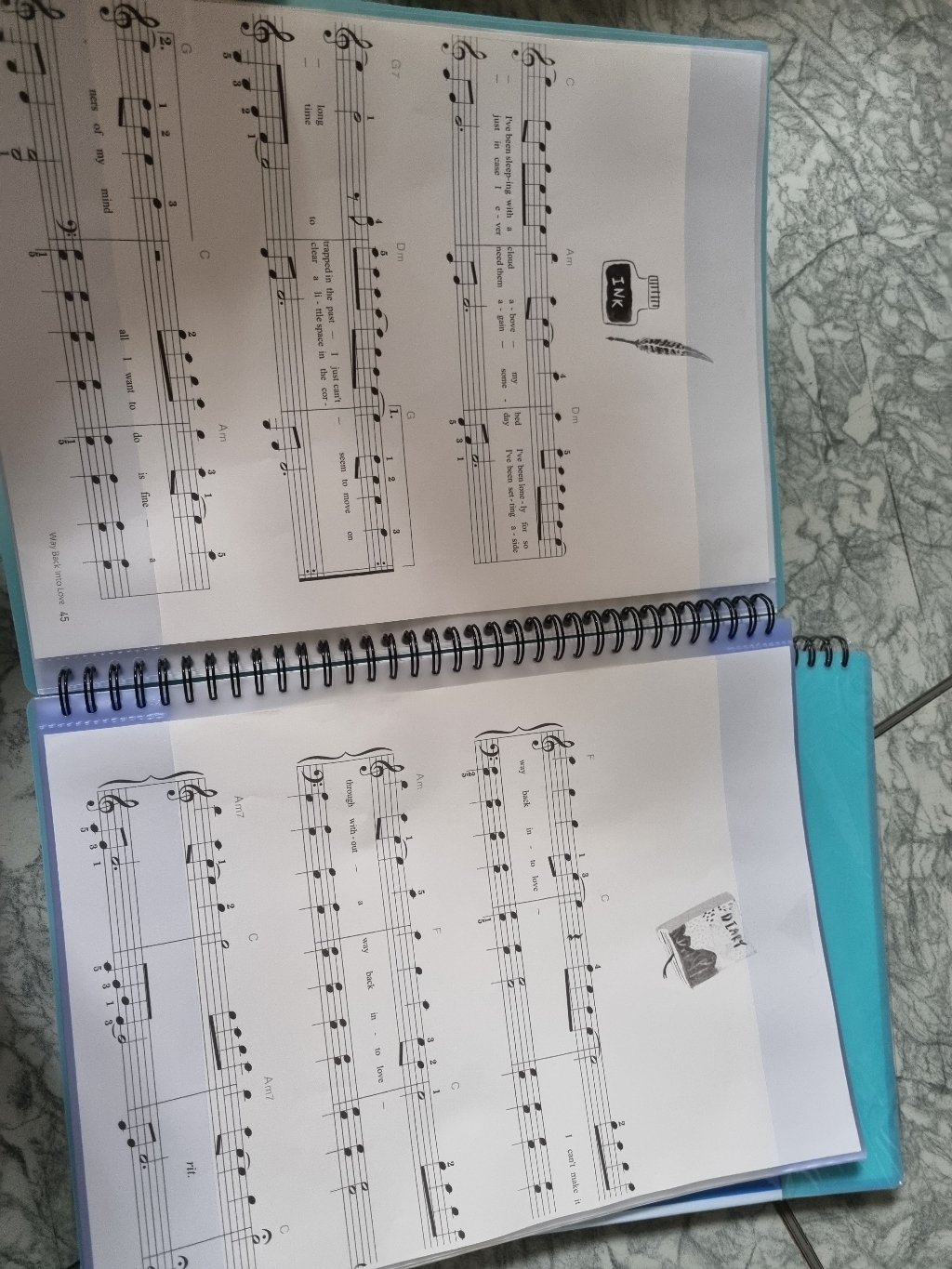 에코청운 플러스 악보화일 40매 A4 리뷰후기