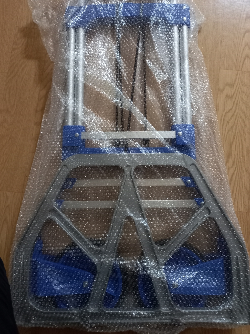 접이식3단 핸드카트/파랑 튼튼한 이동 핸드카트